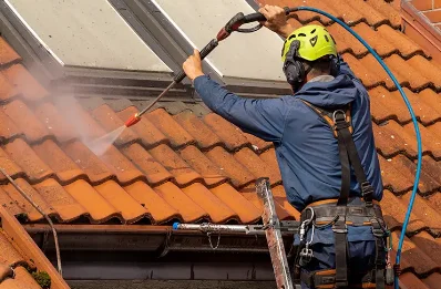 Démoussage et hydrofuge de toiture à Guichainville